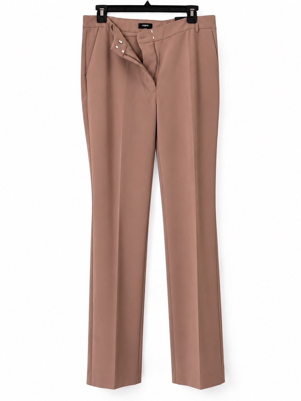 Express Editor Dress Pants Size 10R Brown/Taupe NWT